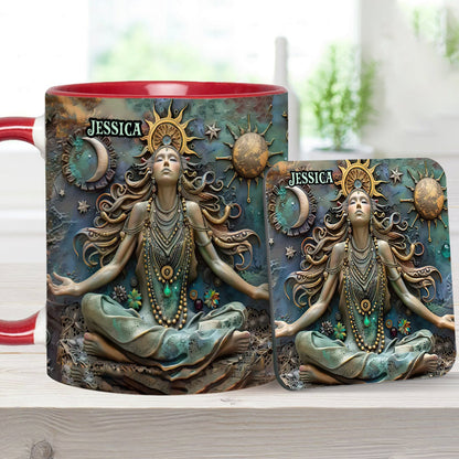 Lose Your Mind Find Your Soul - Personalized Yoga Accent Mug