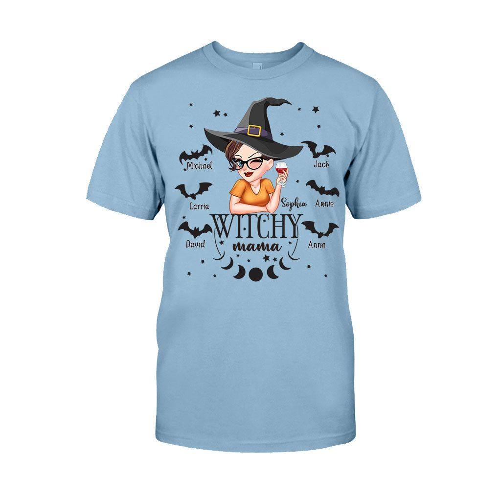 Witchy Mama Grandma - Personalized Witch T-shirt And Hoodie