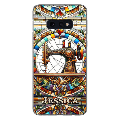 Colorful Sewing Machine - Personalized Sewing Phone Case