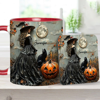 Beautiful Witch - Personalized Witch Accent Mug