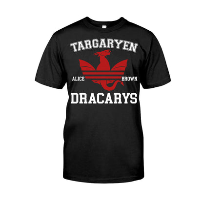 The Song Of Blood & Fire - Personalized Thrones Game T-shirt And Hoodie