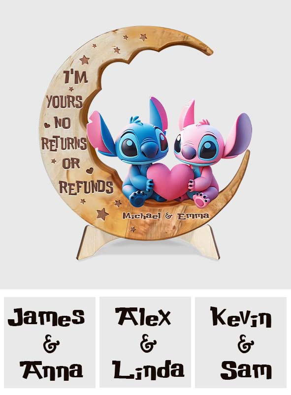 I'm Yours - Personalized Ohana 2 Layered Wood Sign / Wood Plaque