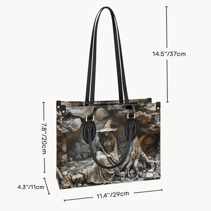 Beautiful Witch - Personalized Witch Leather Handbag
