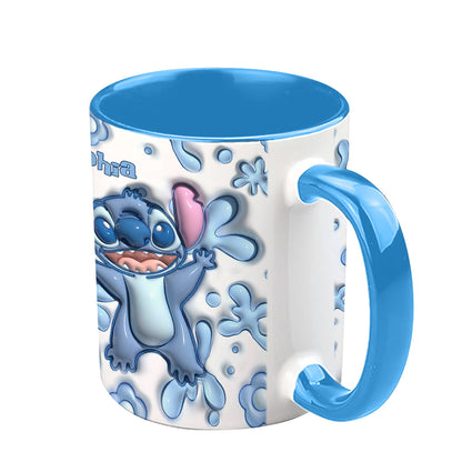 Ohana Blue - Personalized Ohana Accent Mug