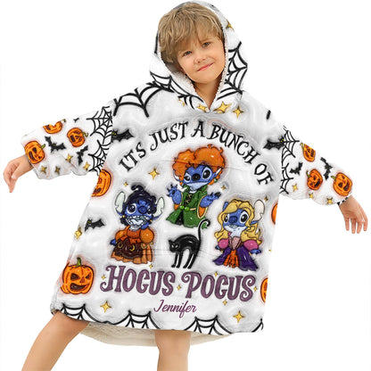 Happy Halloween - Personalized Ohana Blanket Hoodie