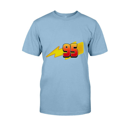 Retro Mcqueen 95 Cars T-shirt And Hoodie