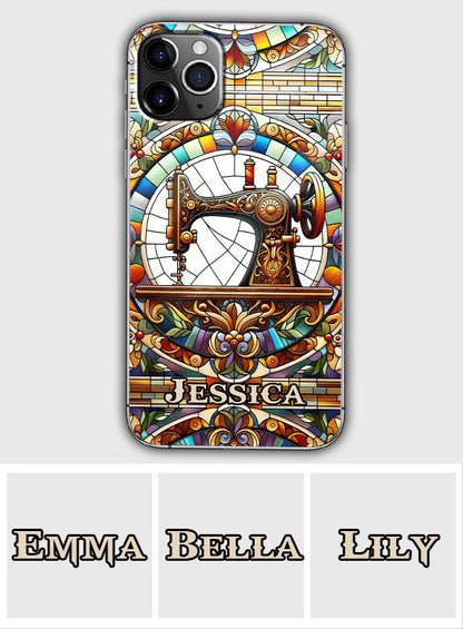 Colorful Sewing Machine - Personalized Sewing Phone Case