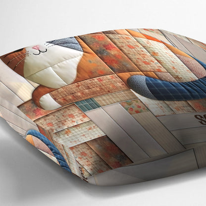 Cute Cat - Personalized Cat Throw Pillow