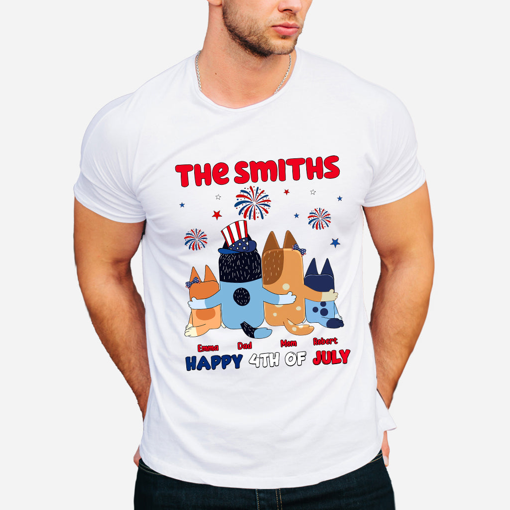 Happy 4th Of July - Personalized T-shirt And Hoodie