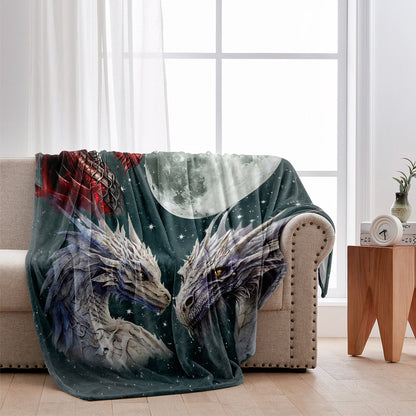 The Dragons - Personalized Thrones Game Blanket
