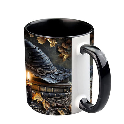 A Witch's Autumn Ritual - Personalized Witch Accent Mug