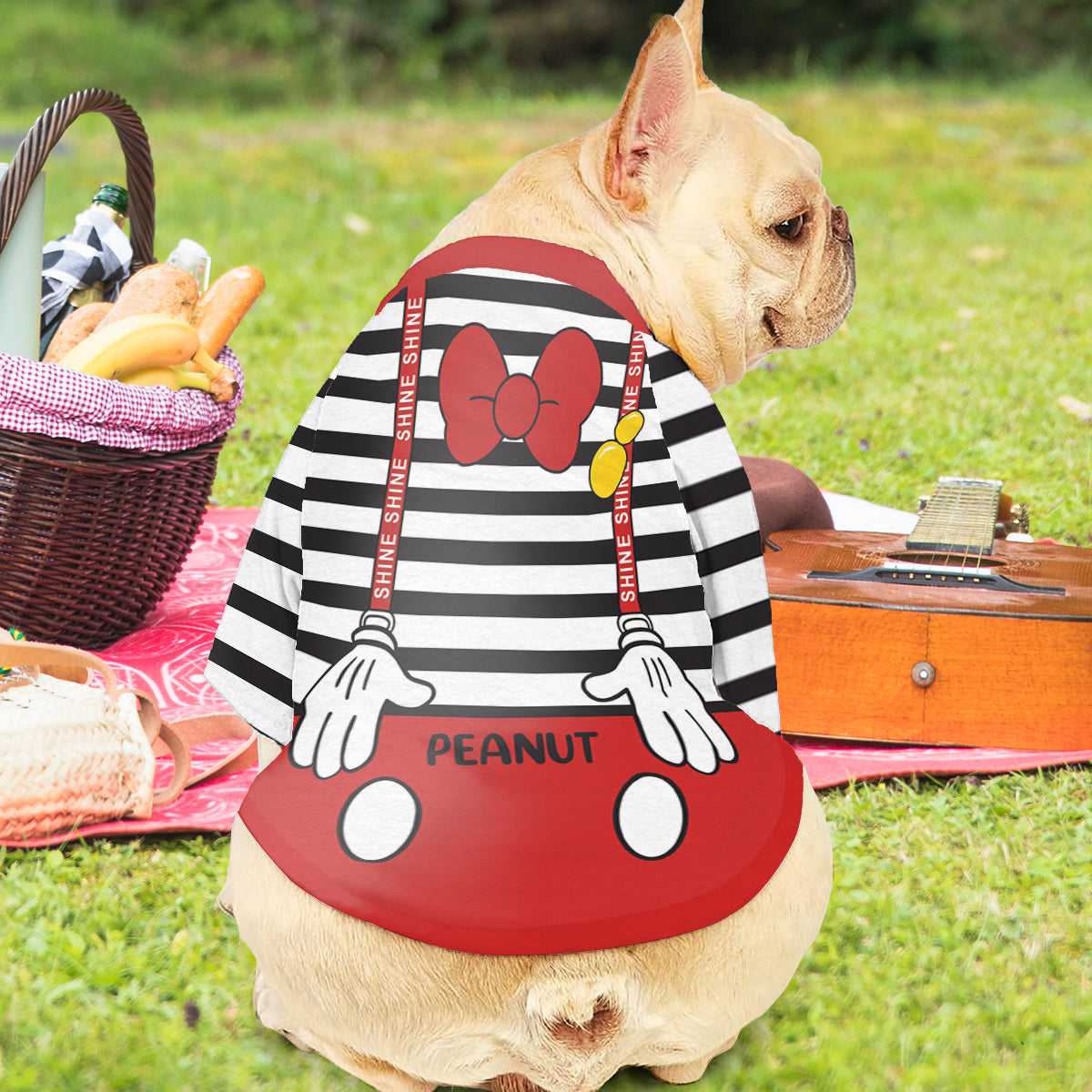 Mouse Ears Halloween Costume For Pet - Personalized Dog Pet Shirt