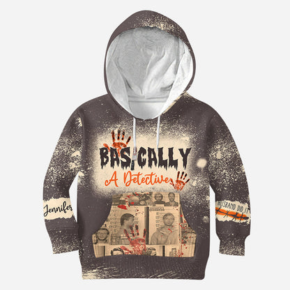 Basically A Detective - Personalized All Over Shirt
