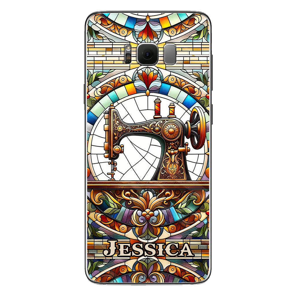 Colorful Sewing Machine - Personalized Sewing Phone Case