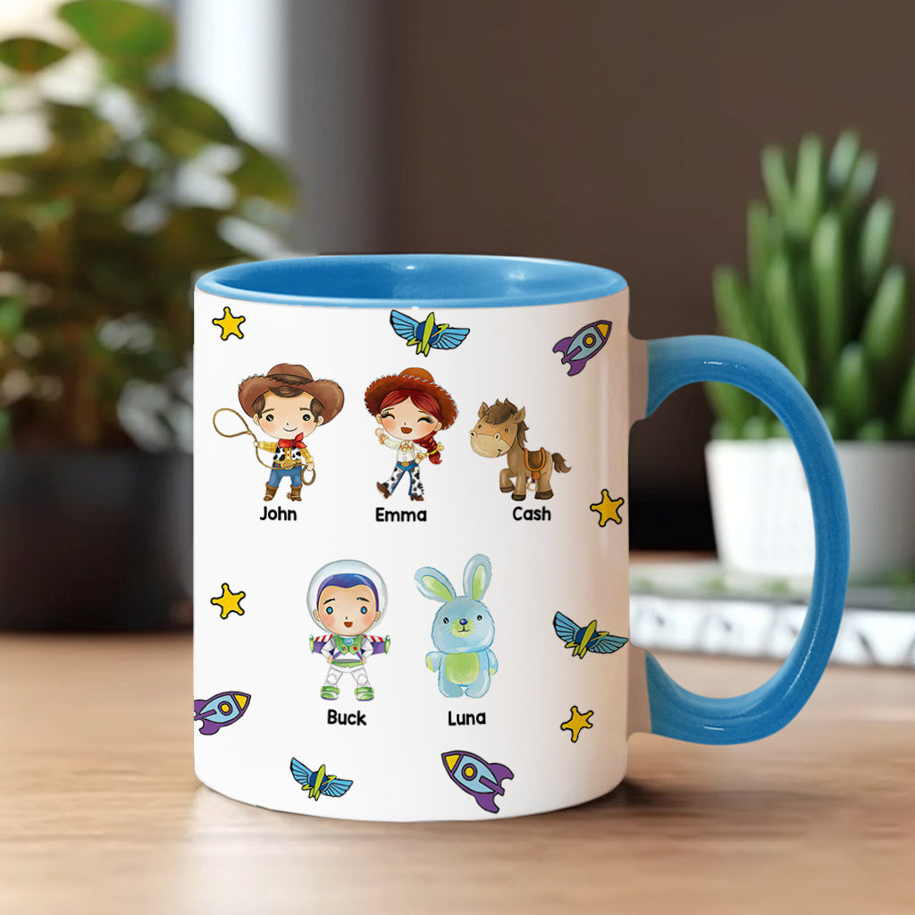 Best Dad Ever - Personalized Father Accent Mug