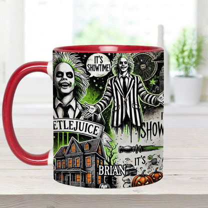 It's Show Time - Personalized Accent Mug