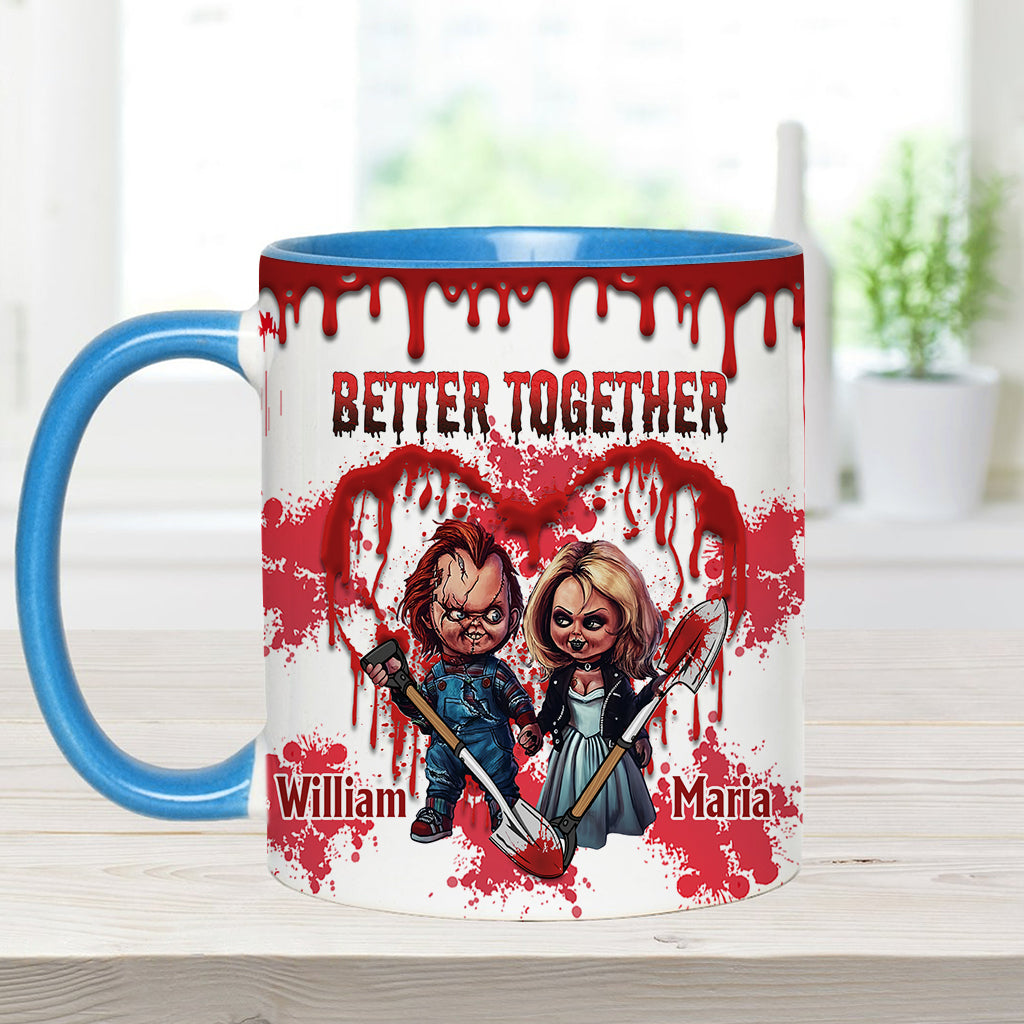 Better Together - Personalized Couple Accent Mug