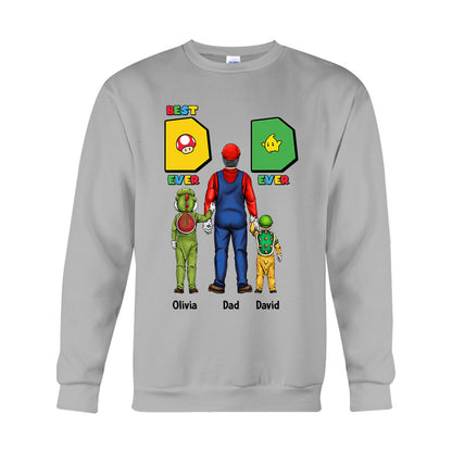 Best Dad Ever Ever - Personalized Father T-shirt And Hoodie