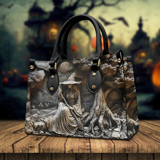 Beautiful Witch - Personalized Witch Leather Handbag