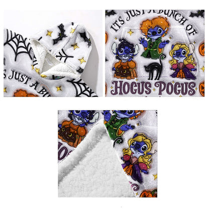 Happy Halloween - Personalized Ohana Blanket Hoodie