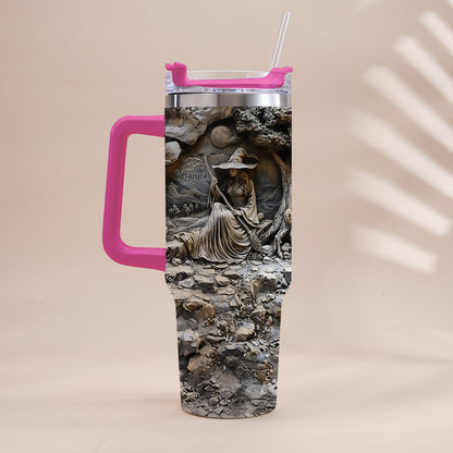 Beautiful Witch - Personalized Witch Tumbler With Handle