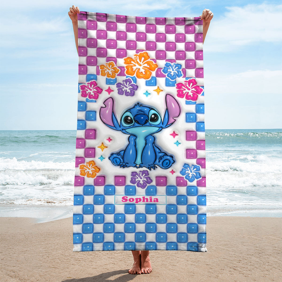 Ohana Beach - Personalized Ohana Beach Towel