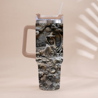 Beautiful Witch - Personalized Witch Tumbler With Handle
