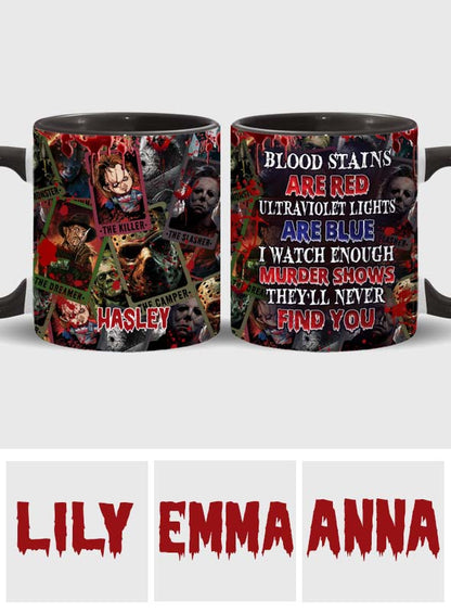 True Crime Mug - Personalized Accent Mug