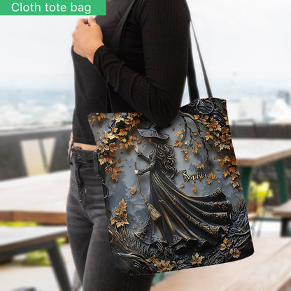 Beautiful Witch - Personalized Witch Tote Bag