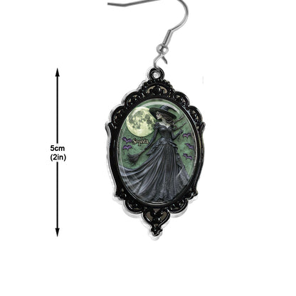 Mysterious Witch - Personalized Witch Transparent Earrings