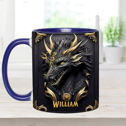 Love Dragons - Personalized Dragon Accent Mug