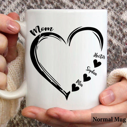 Mom Love You - Personalized Mother Mug
