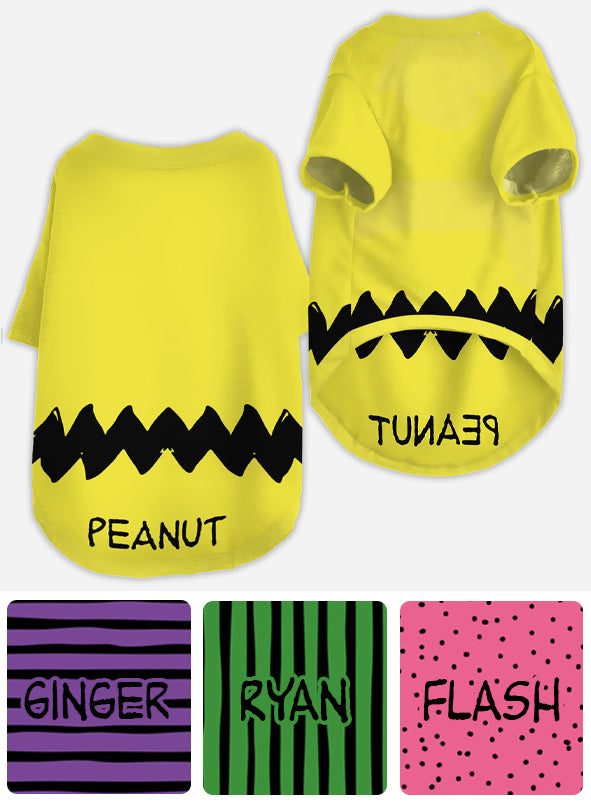 Charlie Brown Costume - Personalized Pet Shirt