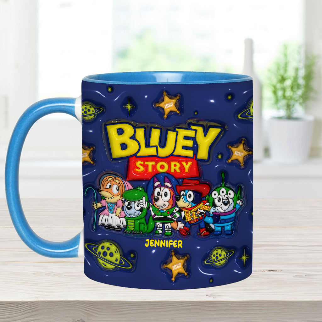 Bluey Story - Personalized Accent Mug