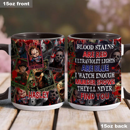 True Crime Mug - Personalized Accent Mug