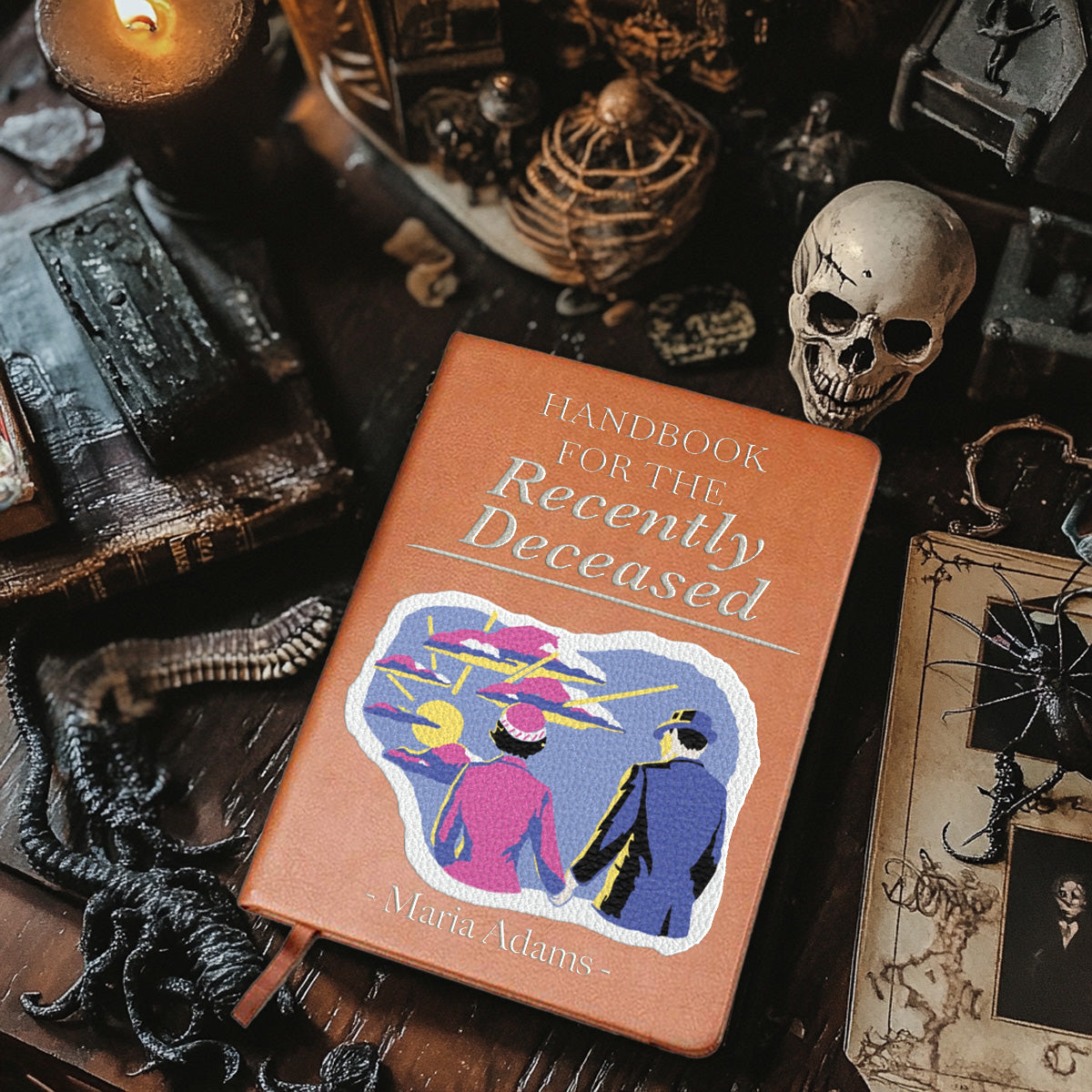 Handbook for the Recently Deceased - Personalized Leather Journal