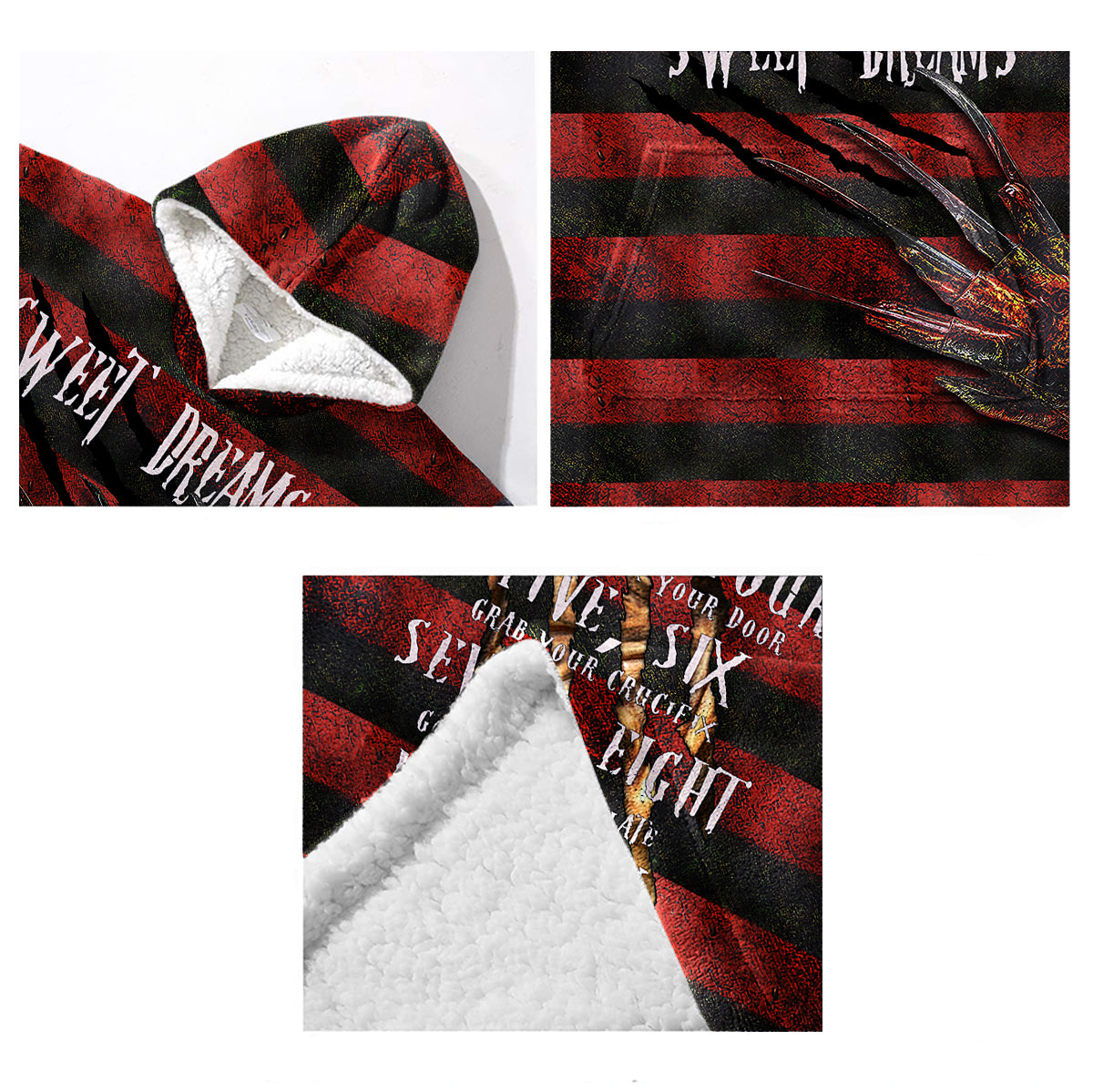 Sweet Dreams - Personalized Sweet Dreams Blanket Hoodie