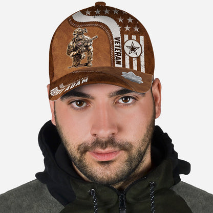 US Military World Tour - Personalized Veteran Classic Cap
