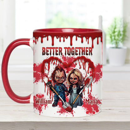 Better Together - Personalized Couple Accent Mug