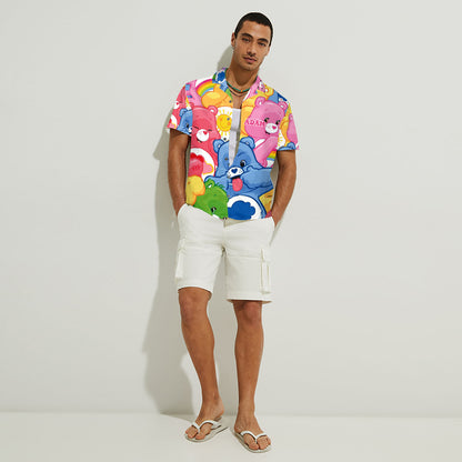 Rolling Bear - Personalized Weed Hawaiian Shirt