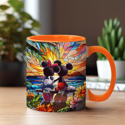 Romantic Sunset - Personalized Mouse Accent Mug