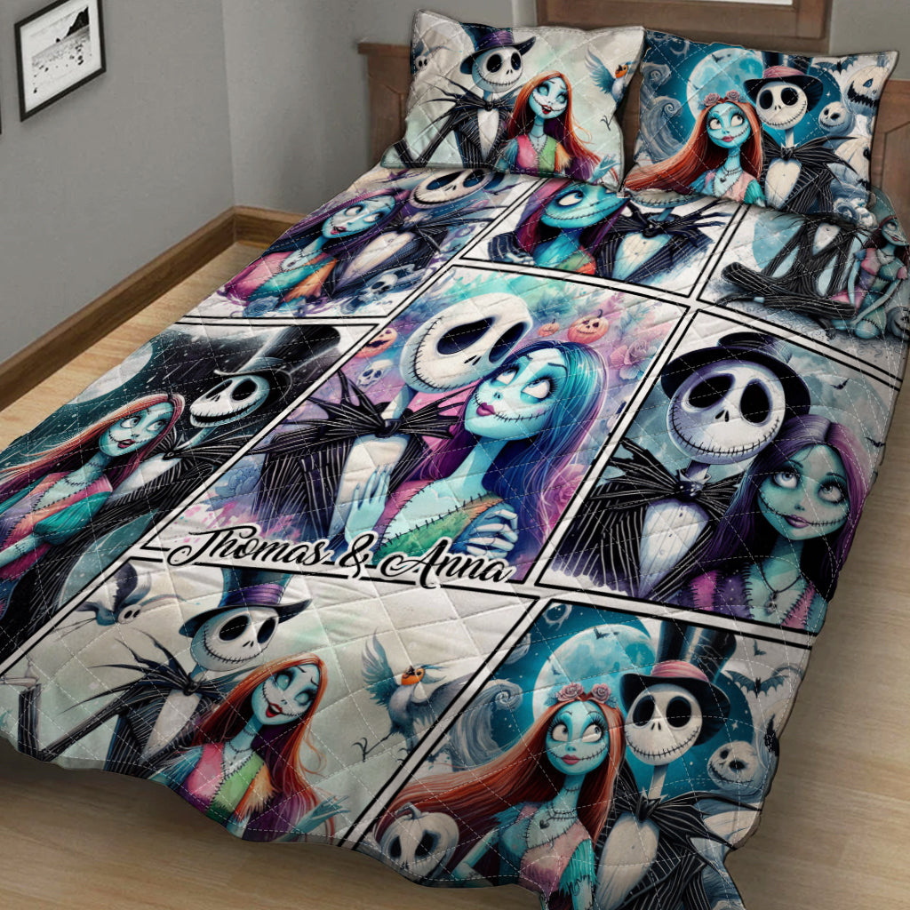 We're Simply Meant To Be - Personalized Nightmare Quilt Set