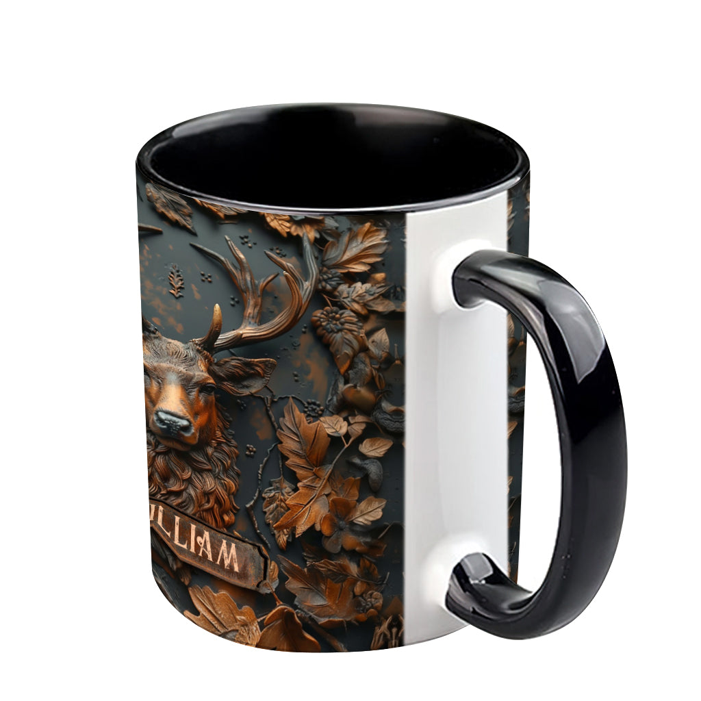 Stunning Deer - Personalized Hunting Accent Mug