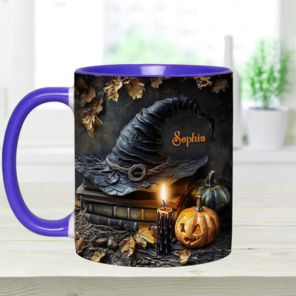 A Witch's Autumn Ritual - Personalized Witch Accent Mug