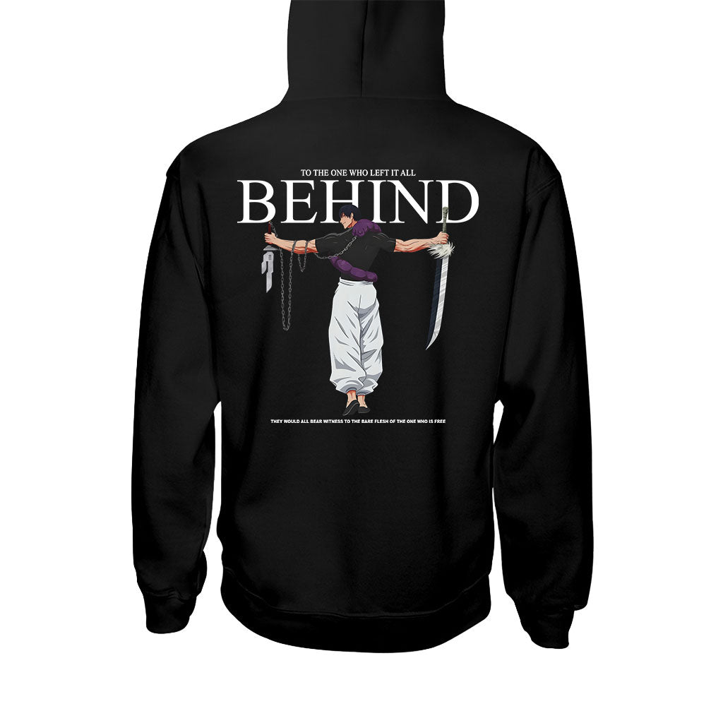 Behind Jujutsu Kaisen T-shirt and Hoodie