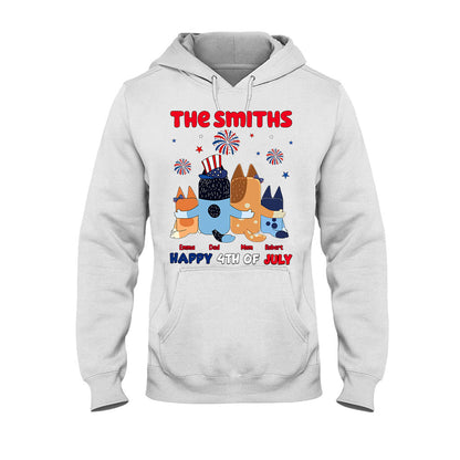 Happy 4th Of July - Personalized T-shirt And Hoodie