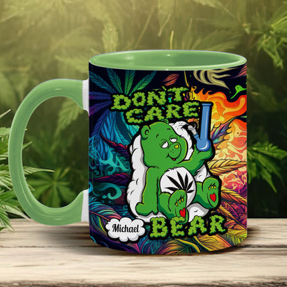 Don't Care Bear - Personalized Weed Accent Mug
