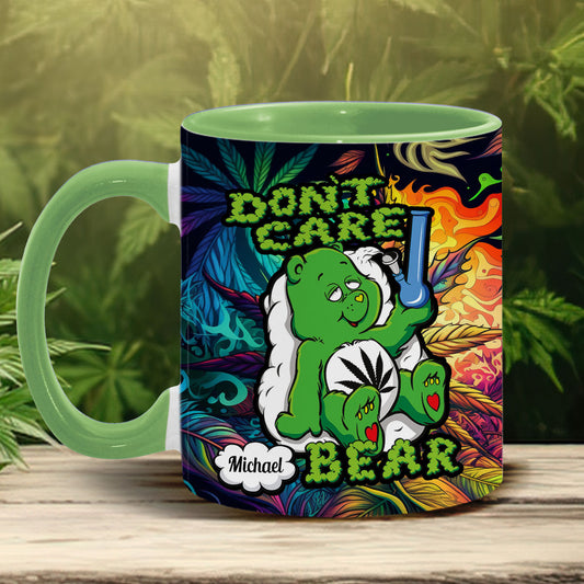 Don't Care Bear - Personalized Weed Accent Mug