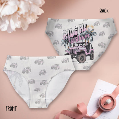 Ride Me - Personalized Car Women's Briefs