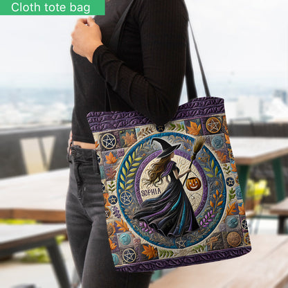 Beautiful Witch - Personalized Witch Tote Bag